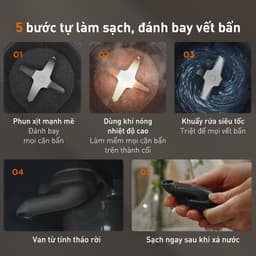 [Livestream] Máy nấu sữa hạt làm sạch tự động Joyoung JSCB-K7 PRO giảm ồn, khử purin, 12 chức năng 7