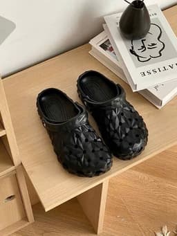 [Tặng Charm Random] [SETINA] Dép Sục Nữ EVA Sầu Riêng Giày Clog Nhẹ Êm Chân Chống Trơn Trượt Đi Chơi Dễ Phối EVS200 5