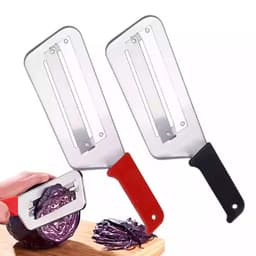 Dao thái lát rau củ quả dao bào lưỡi kép bắng thép không gỉ dụng cụ cắt mỏng bắp cải cà rốt VINBEO-[AL99] 3