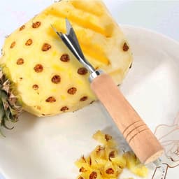 Dụng Cụ gọt Mắt Dứa Nhanh Thần Tốc Bằng Thép Không Gỉ _(cán gỗ) 2