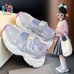 Giày Thể Thao Bé Gái Lưới Thoáng Khí 2026 | Giày Công Chúa Cho Bé Đế Mềm Chống Trượt Siêu Nhẹ.Mã 114 1