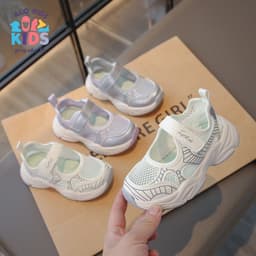 Giày Thể Thao Bé Gái Lưới Thoáng Khí 2026 | Giày Công Chúa Cho Bé Đế Mềm Chống Trượt Siêu Nhẹ.Mã 114 9