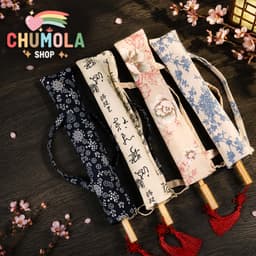 Túi đựng Ô Dù Ô Cổ Trang bằng vải khoảng 54 cm chống bụi phong cách vintage nhiều mẫu 1