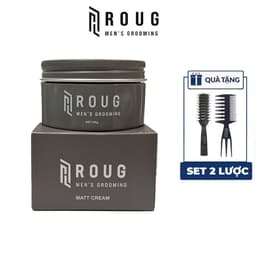 Sáp vuốt tóc Roug Xám 90gr cho nam nữ - Roug Men's Grooming Matt Cream 5