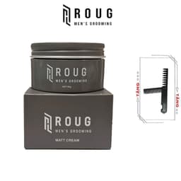 Sáp vuốt tóc Roug Xám 90gr cho nam nữ - Roug Men's Grooming Matt Cream 4
