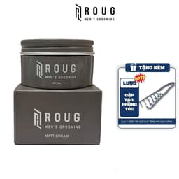 Sáp vuốt tóc Roug Xám 90gr cho nam nữ - Roug Men's Grooming Matt Cream 3