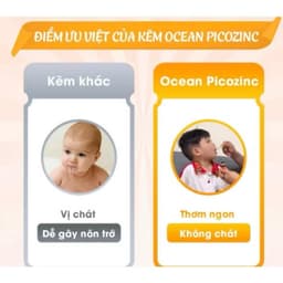 Ocean Picozinc (hộp 30 ml ) Bổ sung Kẽm hữu cơ nhỏ giọt cho bé,hỗ trợ tăng cường sức đề kháng,>BUN BUN SHOP 3