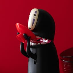 Ống Tiết Kiệm Vô Diện Kaonashi Spirited Away Anime Nuốt Xu Tự Động Heo Đất Decor 4