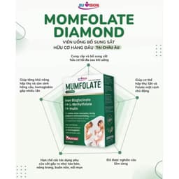 MumFolate Diamond giúp bổ sung giảm thiếu máu thiếu sắt ở phụ nữ có thai và cho con bú, người thiếu sắt> BUN BUN SHOP 3