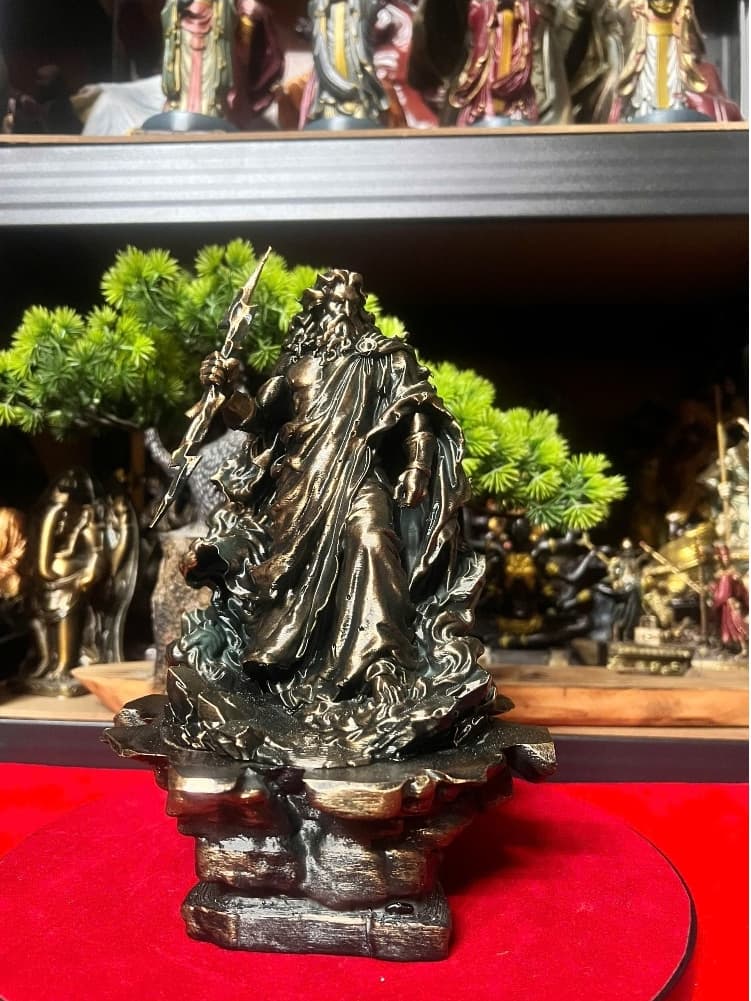 Tượng hy lạp Thần Zeus in 3D. cao 23 cm