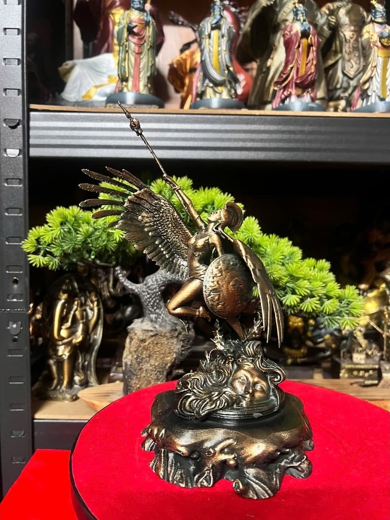 Tượng Nữ thần Athena Hy lạp cổ đại in 3D .cao 22 cm