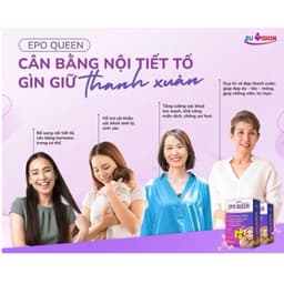 EPO QUEEN cân bằng nội tiết tố nữ, cải thiện tình trạng nóng trong bốc hỏa, giúp da mịn màng trắng sáng> BUN BUN SHOP 4