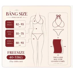 Bikini hai mảnh, đồ bơi nữ chấm bi đen, nâu buộc dây tôn dáng (Hỏa Tốc-HCM) 7