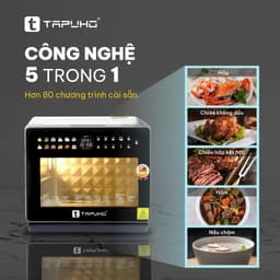 [TAPUHO] Nồi chiên hấp hơi nước Tapuho TMC20 PrimeAI 20L, 82 chế độ, công suất 3000W, BH 30 tháng 2