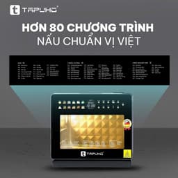 [TAPUHO] Nồi chiên hấp hơi nước Tapuho TMC20 PrimeAI 20L, 82 chế độ, công suất 3000W, BH 30 tháng 8
