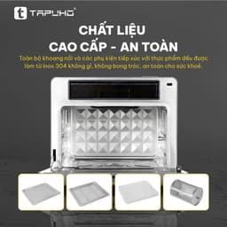 [TAPUHO] Nồi chiên hấp hơi nước Tapuho TMC20 PrimeAI 20L, 82 chế độ, công suất 3000W, BH 30 tháng 4