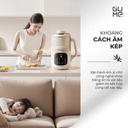Máy làm sữa hạt Máy xay nấu đa năng mini Ultra Pro Gume MSB03 1200ml bảo hành 12 tháng chính hãng 3