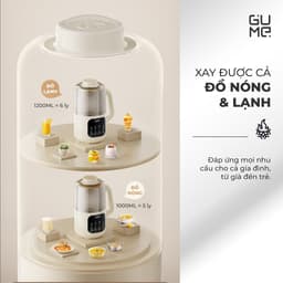Máy làm sữa hạt Máy xay nấu đa năng mini Ultra Pro Gume MSB03 1200ml bảo hành 12 tháng chính hãng 6