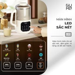 Máy làm sữa hạt Máy xay nấu đa năng mini Ultra Pro Gume MSB03 1200ml bảo hành 12 tháng chính hãng 7