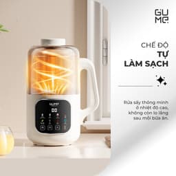 Máy làm sữa hạt Máy xay nấu đa năng mini Ultra Pro Gume MSB03 1200ml bảo hành 12 tháng chính hãng 9