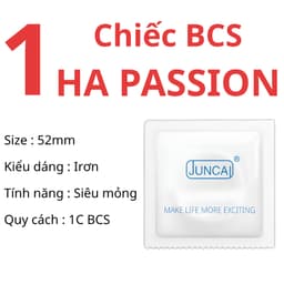 ( QUÀ TẶNG KHÔNG BÁN ) Bao cao su siêu mỏng Juncai ngẫu nhiên, nhiều gel bôi trơn, hương vani 2