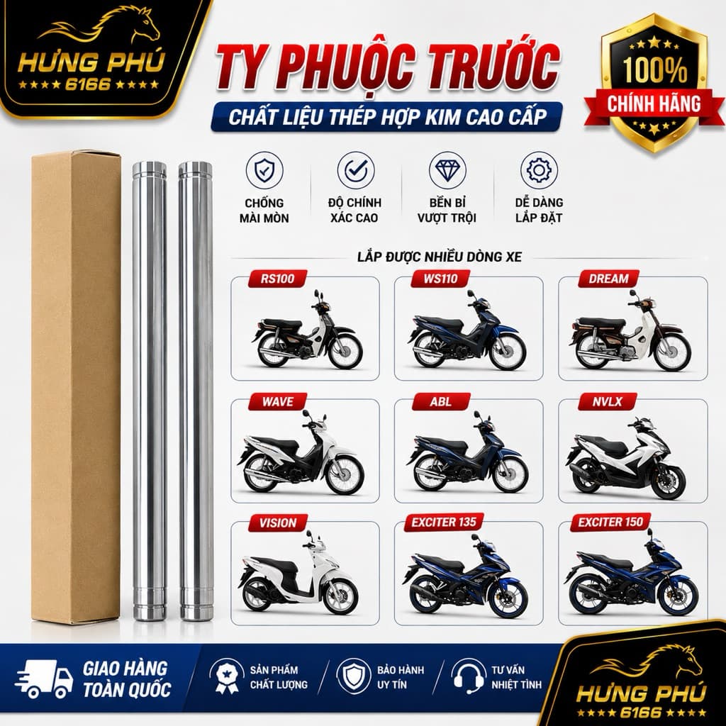 Ty phuộc trước ex150/dream/wave cũ/dream thái/rs nhật/sirius/novolx…..