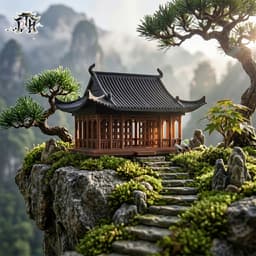 Mô hình nhà 1 mái in 3D - trang trí, deco tiểu cảnh, bán cạn, terrarium 1