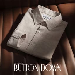 Sơ mi dài tay GRANDAD SHIRT TORANO trơn premium thêu logo ở thép tay mềm mại, thoáng khí GATB511 3