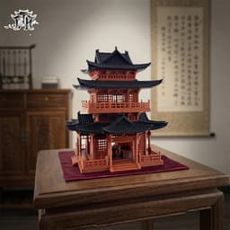 Mô hình nhà 3 tầng in 3D - trang trí, deco tiểu cảnh, bán cạn, terrarium 1