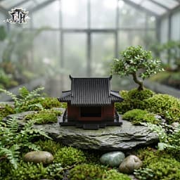 Mô hình nhà không cửa in 3D - trang trí, deco tiểu cảnh, bán cạn, terrarium 4