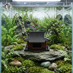 Mô hình nhà không cửa in 3D - trang trí, deco tiểu cảnh, bán cạn, terrarium 5