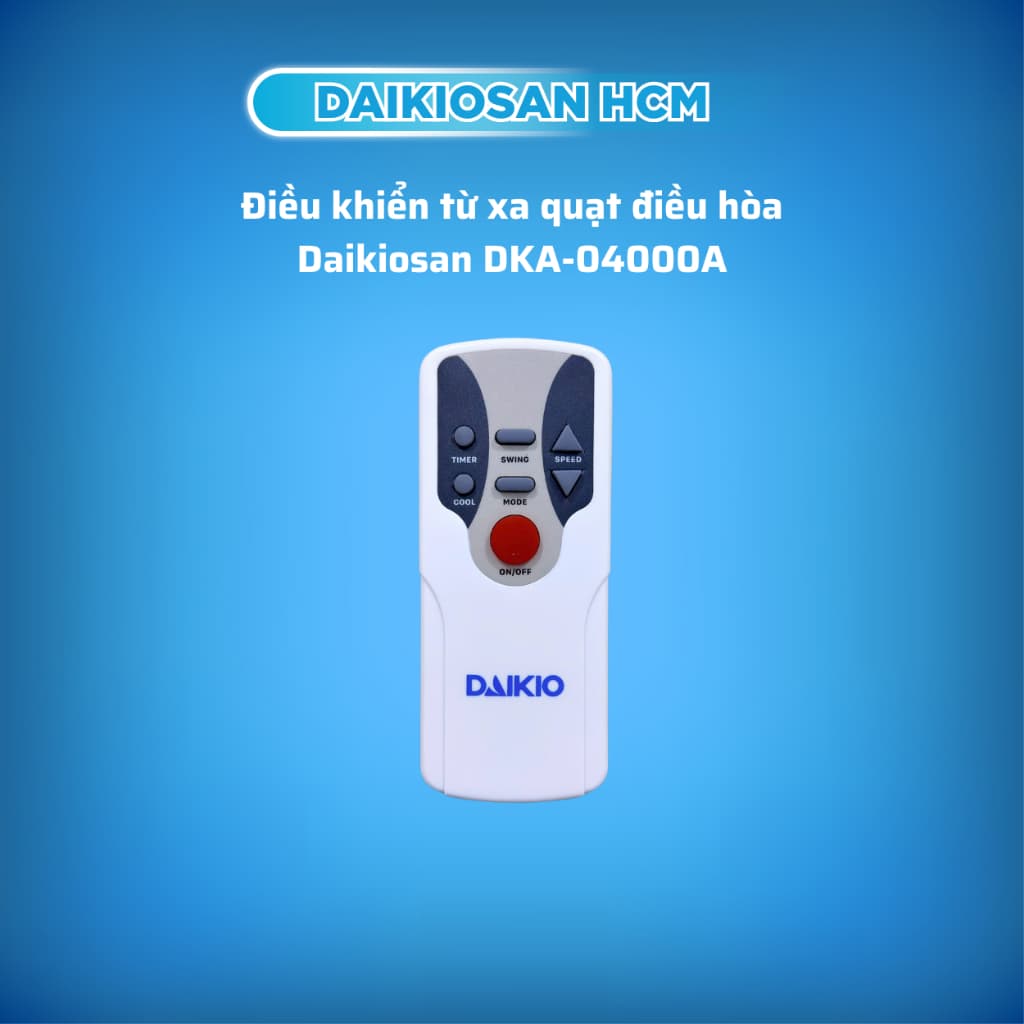 Điều khiển từ xa quạt điều hòa Daikiosan DKA-04000A, DKA-04000B