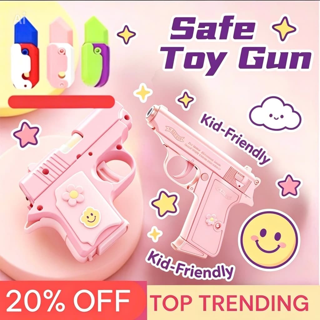 Đồ Chơi Dao Cà Rốt/ Dao Vô Tri Súng Đồ Chơi Cà Rốt Mini 6mm Trẻ Em Giải Tỏa Căng Thẳng Thư Giãn Mỗi Ngày
