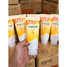 Sữa rửa mặt tẩy trang Kracie Naive 130g - Dưỡng ẩm/Làm sạch lỗ chân lông/Dưỡng ẩm sâu 4
