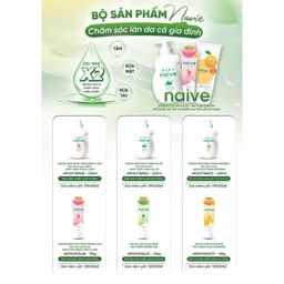 Sữa rửa mặt tẩy trang Kracie Naive 130g - Dưỡng ẩm/Làm sạch lỗ chân lông/Dưỡng ẩm sâu 2