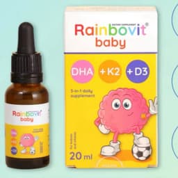 Rainbovit Baby DHA D3K2 ( Hộp 20 ml )bổ sung DHA ,Vitamin D3 và K2,cho bé, < BUN BUN SHOP 3
