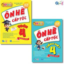 Combo Sách - Vở Ô Li Ôn Hè Cấp Tốc Toán, Tiếng Việt (Từ Lớp 1 Đến Lớp 5) - Kèm Video Bài Giảng [2 cuốn] 5