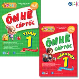 Combo Sách - Vở Ô Li Ôn Hè Cấp Tốc Toán, Tiếng Việt (Từ Lớp 1 Đến Lớp 5) - Kèm Video Bài Giảng [2 cuốn] 2