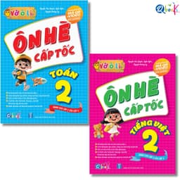 Combo Sách - Vở Ô Li Ôn Hè Cấp Tốc Toán, Tiếng Việt (Từ Lớp 1 Đến Lớp 5) - Kèm Video Bài Giảng [2 cuốn] 3