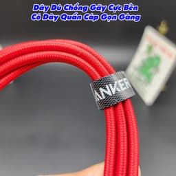 Cáp ANKER MicroUSB A7116 Sạc Nhanh Android QC 3.0 Dây Dù Dài 1.8m Chống Gãy 4