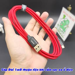 Cáp ANKER MicroUSB A7116 Sạc Nhanh Android QC 3.0 Dây Dù Dài 1.8m Chống Gãy 3