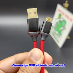Cáp ANKER MicroUSB A7116 Sạc Nhanh Android QC 3.0 Dây Dù Dài 1.8m Chống Gãy 6