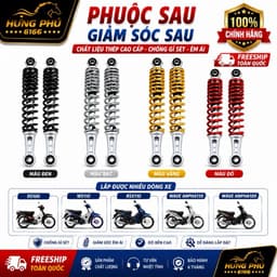 Giảm sóc sau xe số hàng zin trần rs100/ws110/sirius/ 1
