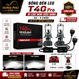 Bóng led bi cầu t40 pro-headlight 1