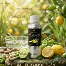 Tinh Dầu Sả Chanh Thiên Nhiên Xông Phòng Thơm Mát Dùng Cho Máy Khuếch Tán Chai 250ml, 500ml, 1000ml 2