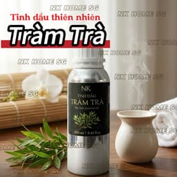 Tinh Dầu Tràm Trà Nguyên Chất Dung Tích Lớn, Khuếch Tán Không Gian, Tươi Mát Sạch Khuẩn 1