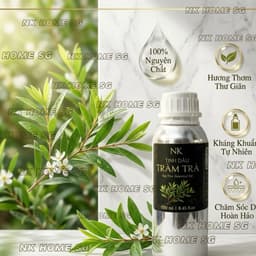 Tinh Dầu Tràm Trà Nguyên Chất Dung Tích Lớn, Khuếch Tán Không Gian, Tươi Mát Sạch Khuẩn 3