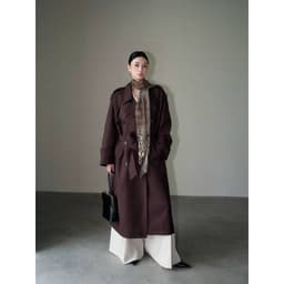 Áo Khoác Măng Tô Dài Nữ Cổ Vest Có Kèm Đai Thắt Eo Tôn Dáng Trẻ Trung Form Rộng Phong Cách Hàn Quốc Chali AZ809 1