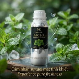 Tinh Dầu Bạc Hà Thiên Nhiên Dung Tích Lớn, Hương Thơm Mát Dịu Phù Hợp Spa, Yoga, Thiền Thư Giãn 3