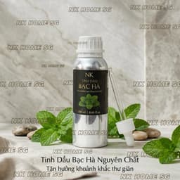 Tinh Dầu Bạc Hà Thiên Nhiên Dung Tích Lớn, Hương Thơm Mát Dịu Phù Hợp Spa, Yoga, Thiền Thư Giãn 4
